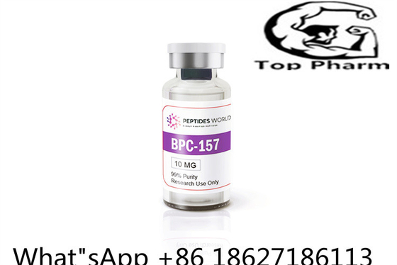 ความบริสุทธิ์ 99% Pentadecapeptide BPC 157 เปปไทด์ฮอร์โมนการเจริญเติบโตของผง Lyophilized สำหรับเพาะกาย