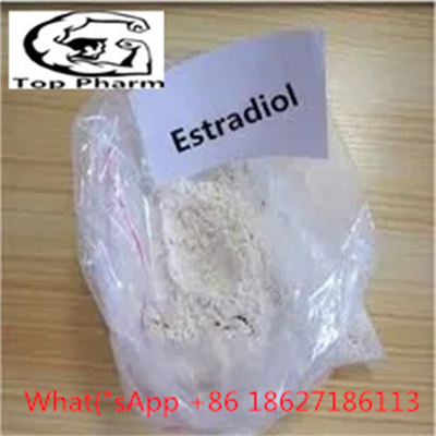 99% ความบริสุทธิ์ Estradiol CAS 313-06-4 ผงสีขาวตัวรับฮอร์โมนสเตียรอยด์นิวเคลียร์