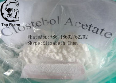 Clostebol Acetate ผงฮอร์โมนเพศชายดิบ CAS 855-19-6 4-Chlorotestosterone Acetate 99% เพาะกายบริสุทธิ์