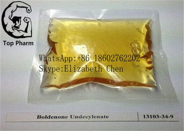 ของเหลวสีเหลือง Boldenone Undecyle นักเพาะกายเตียรอยด์ CAS 13103-34 ของเหลวสีเหลืองความบริสุทธิ์ 99% เพาะกาย